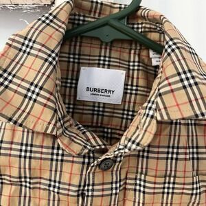 Burberry Nova Check Short Sleeve Button Up Shirt Kids 3Y - 98cm Baby‎